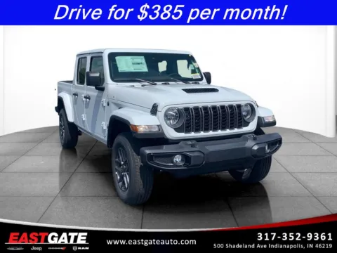 White 2025 Jeep Gladiator Sport S for sale in Indianapolis, IN