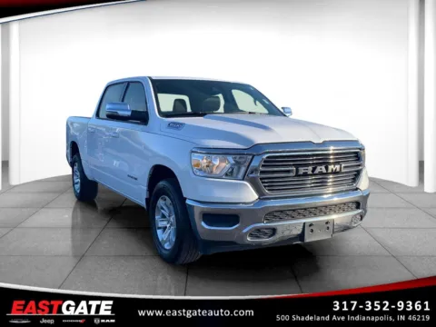 White 2024 Ram 1500 Laramie for sale in Indianapolis, IN