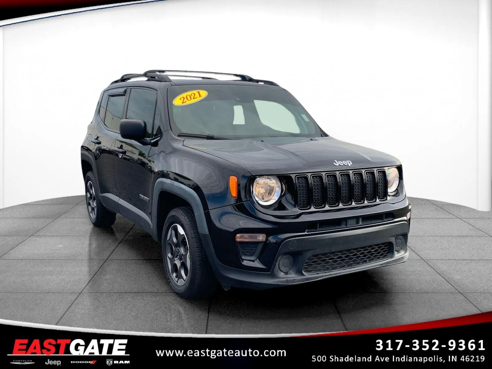 Black 2021 Jeep Renegade Jeepster for sale in Indianapolis, IN