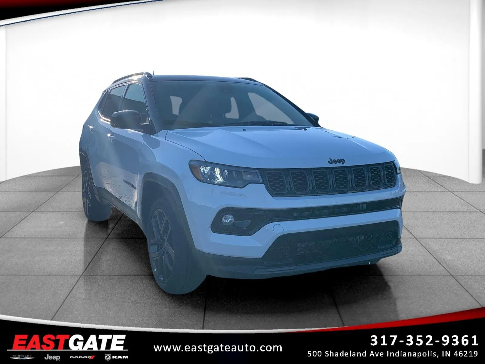 White 2026 Jeep Compass Limited Altitude for sale in Indianapolis, IN