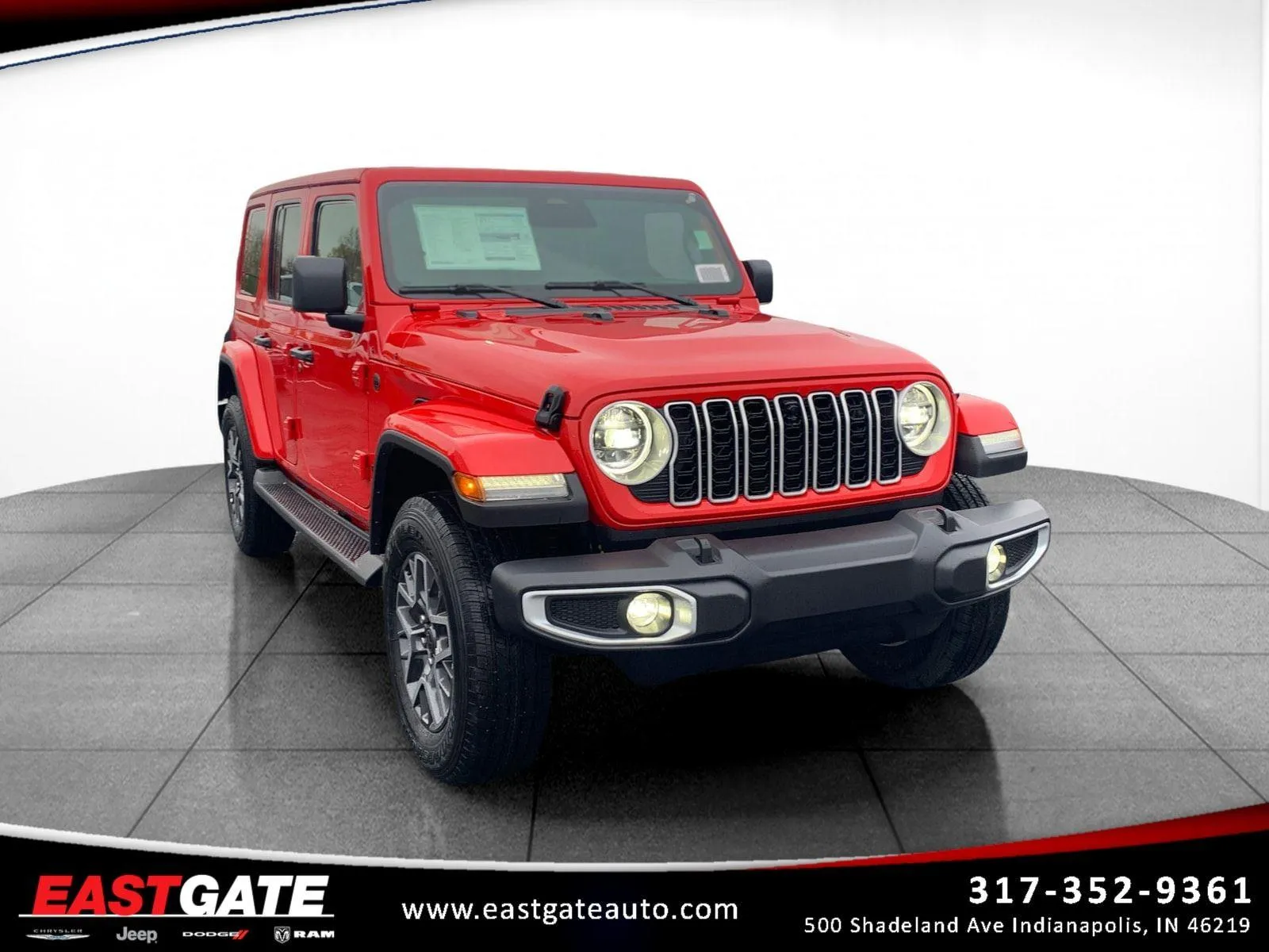 Red 2026 Jeep Wrangler Sahara for sale in Indianapolis, IN