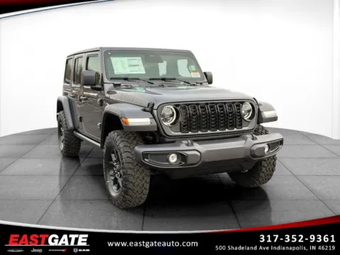 Gray 2026 Jeep Wrangler Willys for sale in Indianapolis, IN