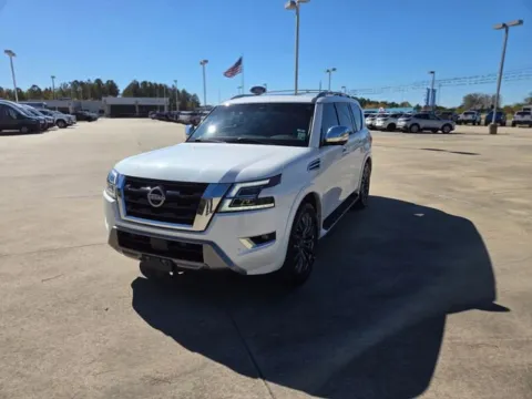 White 2023 Nissan Armada Platinum for sale in Leesville, LA