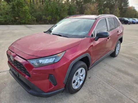 Red 2019 Toyota RAV4 LE for sale in Leesville, LA