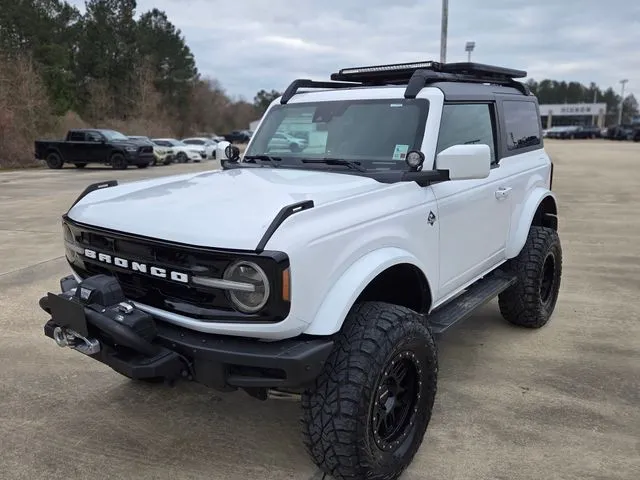White 2021 Ford Bronco Outer Banks for sale in Leesville, LA