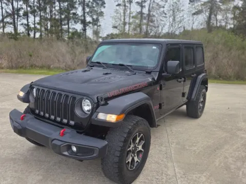 Black 2021 Jeep Wrangler Unlimited Rubicon for sale in Leesville, LA