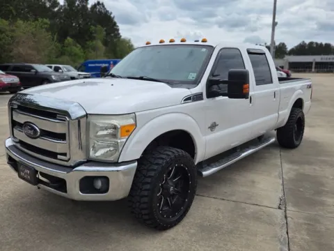White 2015 Ford F-250SD Lariat for sale in Leesville, LA