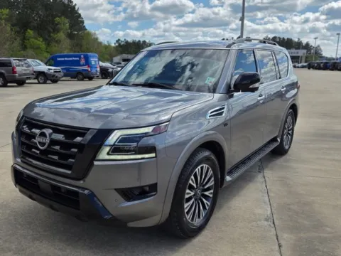 Gray 2021 Nissan Armada SL for sale in Leesville, LA