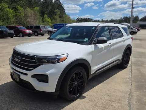 White 2022 Ford Explorer XLT for sale in Leesville, LA