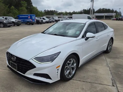 White 2023 Hyundai Sonata SEL for sale in Leesville, LA