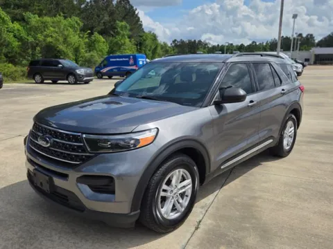 Gray 2021 Ford Explorer XLT for sale in Leesville, LA