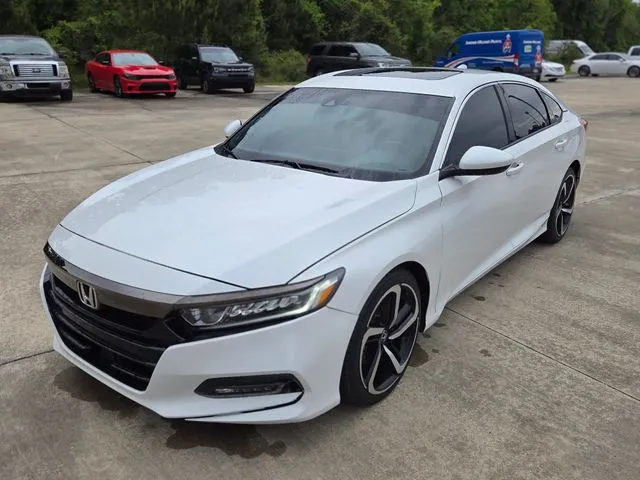 White 2018 Honda Accord Sport 2.0T for sale in Leesville, LA