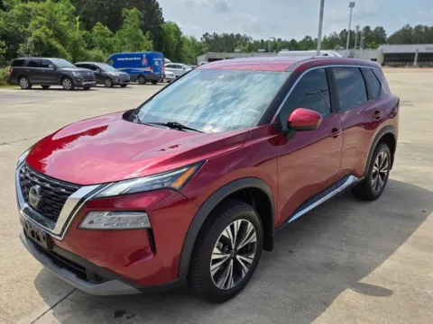Red 2023 Nissan Rogue SV for sale in Leesville, LA