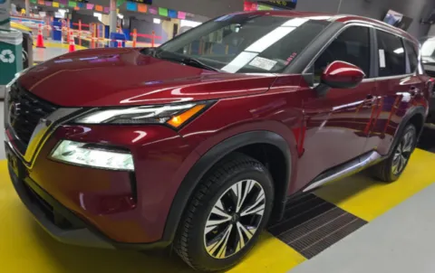 Red 2023 Nissan Rogue SV for sale in Leesville, LA