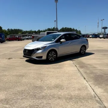 Silver 2023 Nissan Versa 1.6 SV for sale in Leesville, LA
