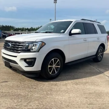 White 2019 Ford Expedition XLT for sale in Leesville, LA
