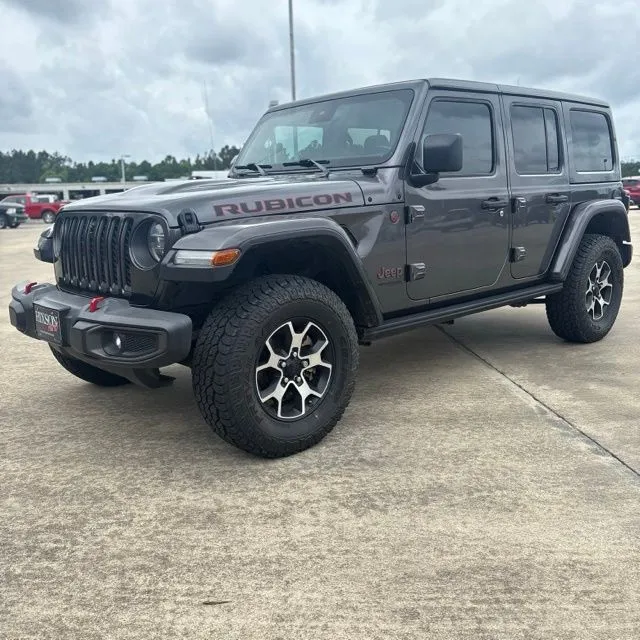 Gray 2021 Jeep Wrangler Unlimited Rubicon for sale in Leesville, LA