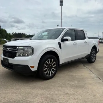 White 2022 Ford Maverick Lariat for sale in Leesville, LA