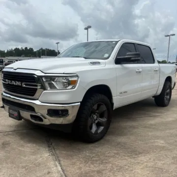 White 2021 Ram 1500 Big Horn/Lone Star for sale in Leesville, LA