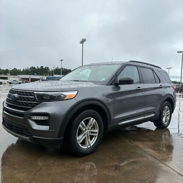 Gray 2023 Ford Explorer XLT for sale in Leesville, LA