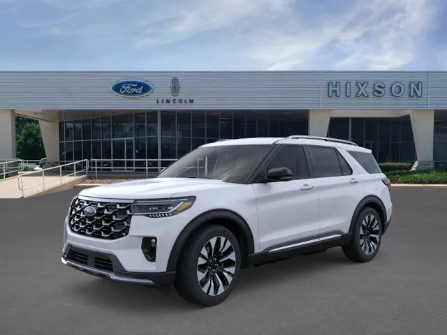 White 2026 Ford Explorer Platinum for sale in Leesville, LA