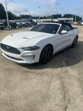 White 2020 Ford Mustang EcoBoost Premium for sale in Leesville, LA