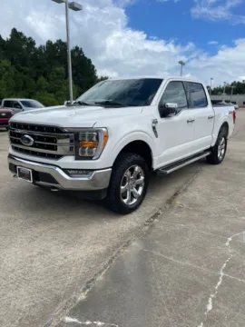 White 2022 Ford F-150 Lariat for sale in Leesville, LA