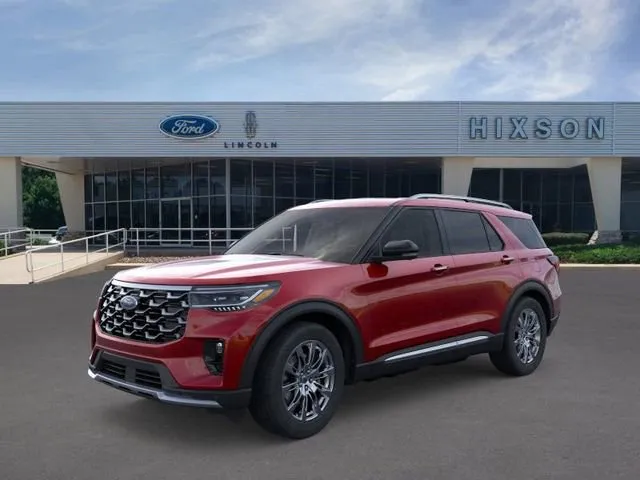 Red 2026 Ford Explorer Platinum for sale in Leesville, LA