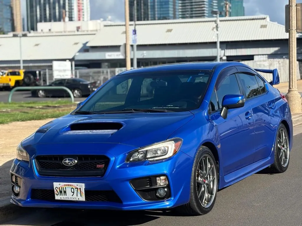 Blue 2016 Subaru WRX STi Limited for sale in Honolulu, HI