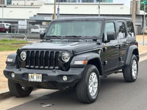 Black 2023 Jeep Wrangler Sport S for sale in Honolulu, HI