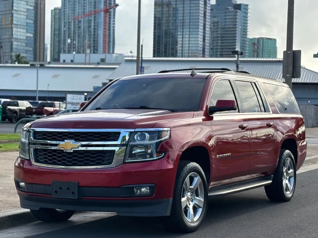 Red 2015 Chevrolet Suburban LT for sale in Honolulu, HI