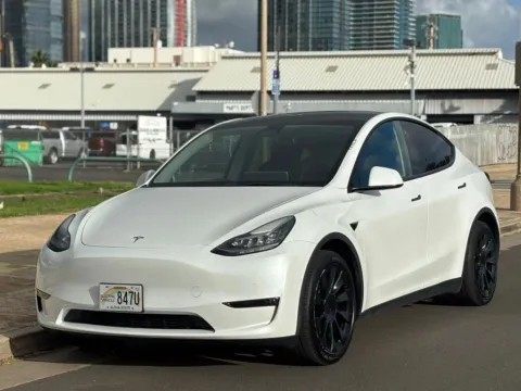White 2021 Tesla Model Y Long Range for sale in Honolulu, HI