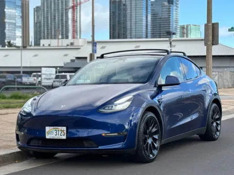 Blue 2021 Tesla Model Y Long Range for sale in Honolulu, HI