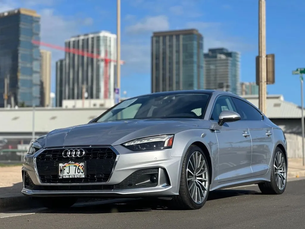 Silver 2021 Audi A5 40 Premium Plus for sale in Honolulu, HI