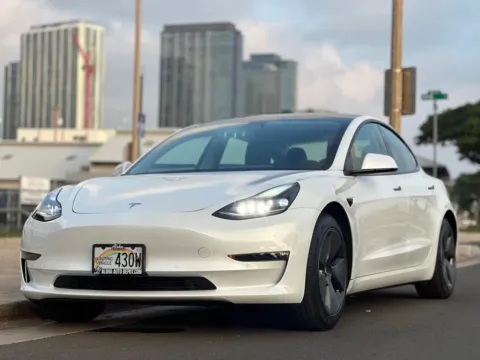 White 2021 Tesla Model 3 Standard Range Plus for sale in Honolulu, HI