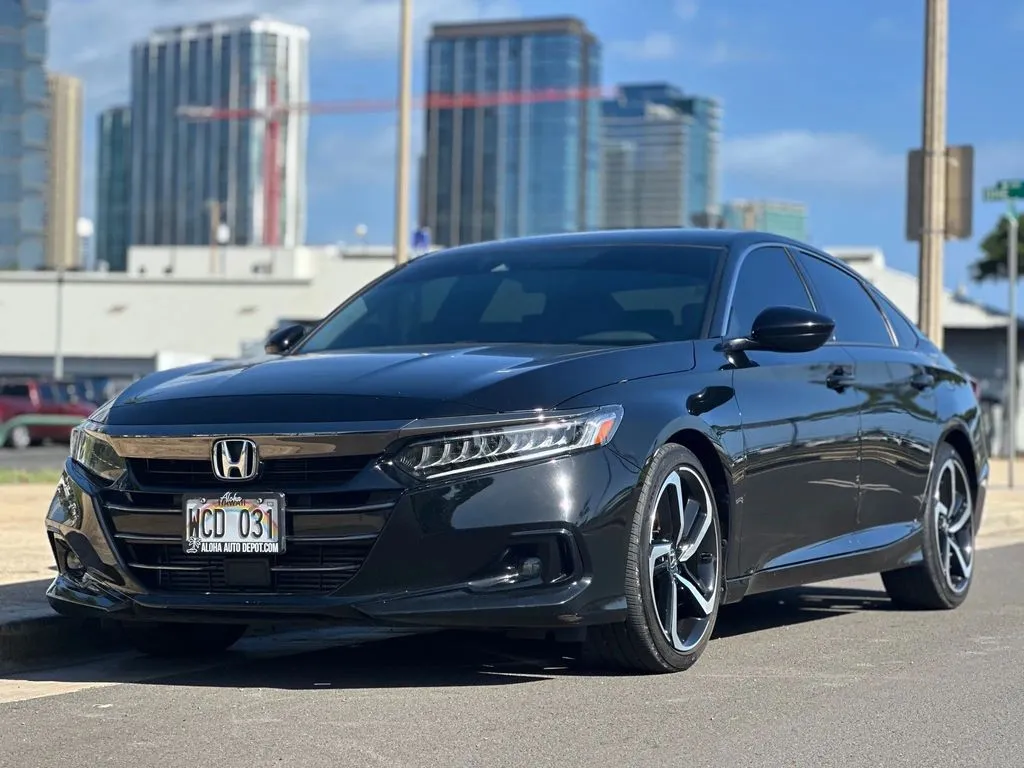 Black 2021 Honda Accord Sport for sale in Honolulu, HI