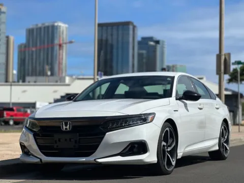 White 2022 Honda Accord Hybrid Sport for sale in Honolulu, HI