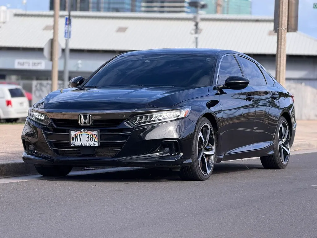Black 2021 Honda Accord Sport for sale in Honolulu, HI