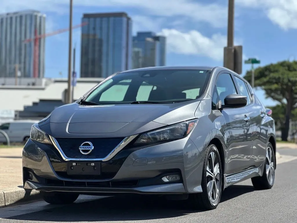 Gray 2021 Nissan Leaf SV for sale in Honolulu, HI