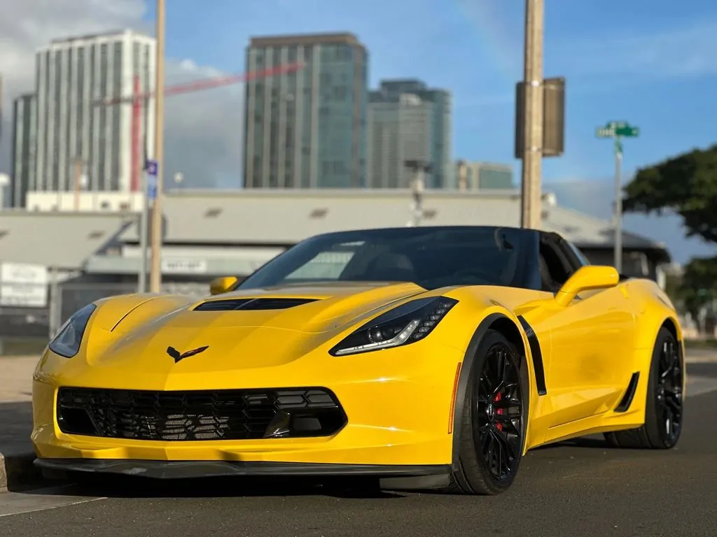 Yellow 2015 Chevrolet Corvette Z06 for sale in Honolulu, HI