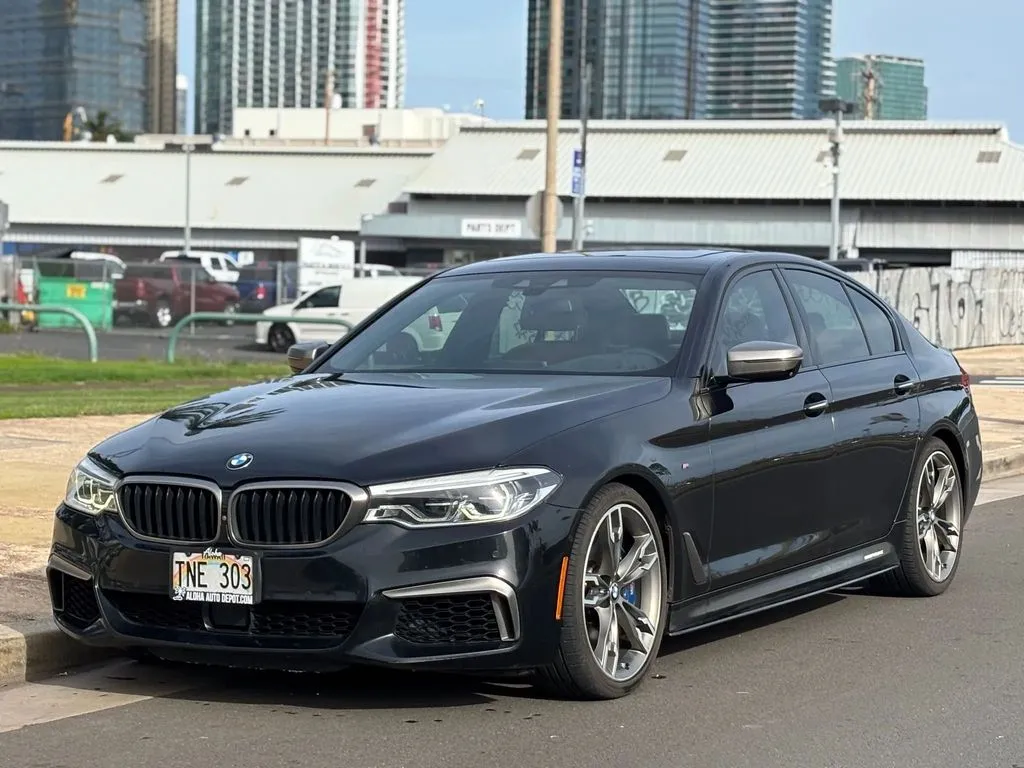 Black 2018 BMW 5 Series M550i xDrive for sale in Honolulu, HI