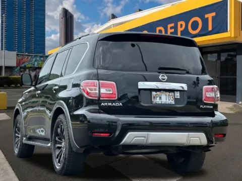 Another view of 2018 Nissan Armada Platinum for sale in Honolulu, HI at Aloha Auto Depot LLC.