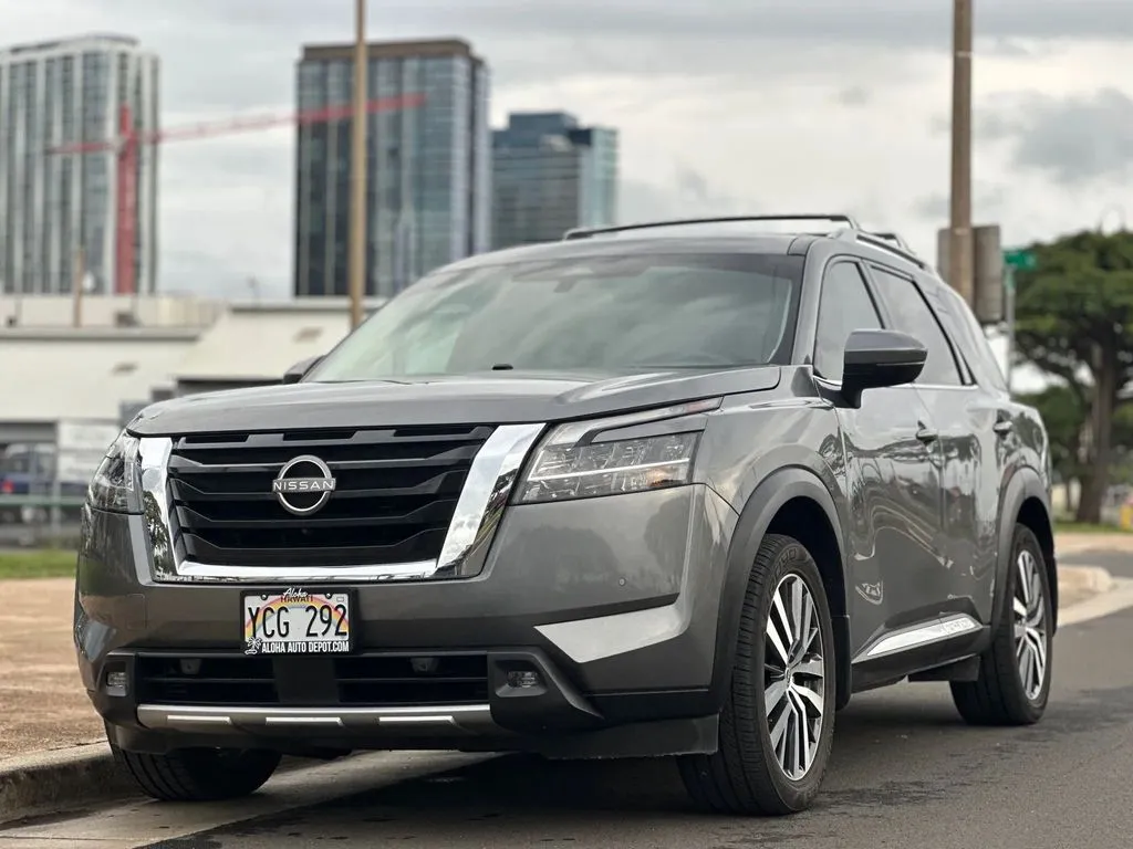 Gray 2022 Nissan Pathfinder Platinum for sale in Honolulu, HI