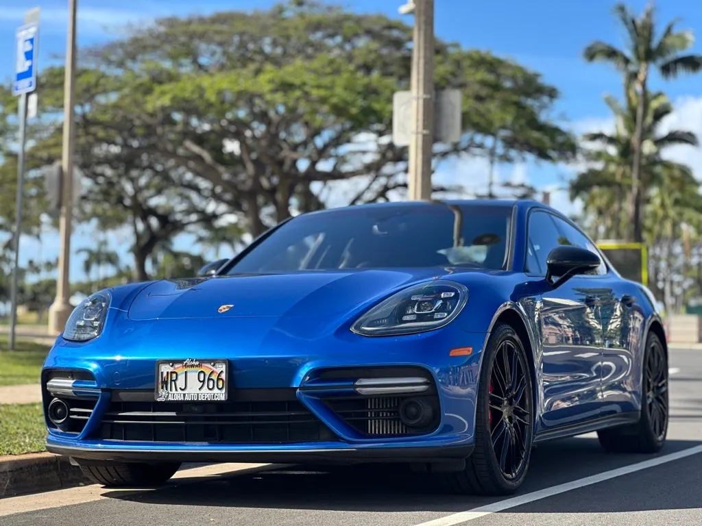 Blue 2017 Porsche Panamera Turbo for sale in Honolulu, HI