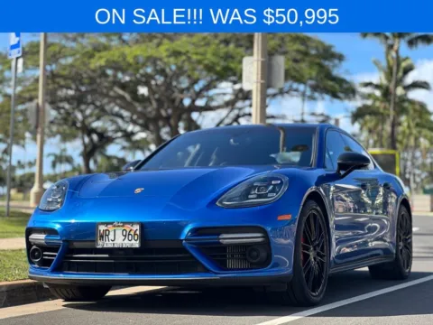 Blue 2017 Porsche Panamera Turbo for sale in Honolulu, HI