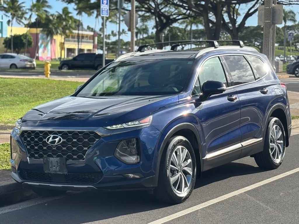 Blue 2020 Hyundai Santa Fe Limited for sale in Honolulu, HI