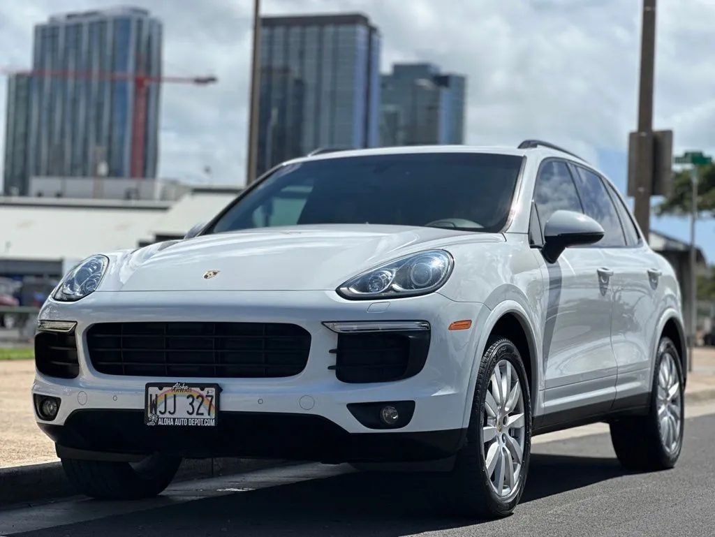 White 2018 Porsche Cayenne Platinum Edition for sale in Honolulu, HI