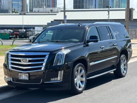Black 2018 Cadillac Escalade ESV Luxury for sale in Honolulu, HI