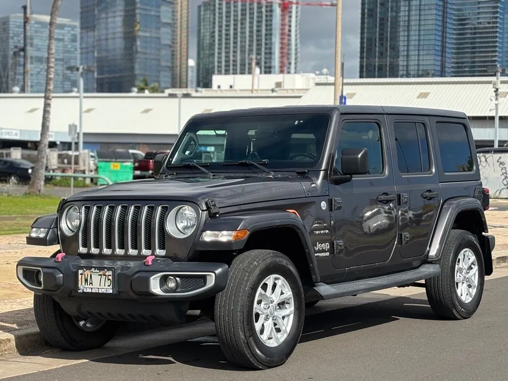 Gray 2019 Jeep Wrangler Unlimited Sahara for sale in Honolulu, HI