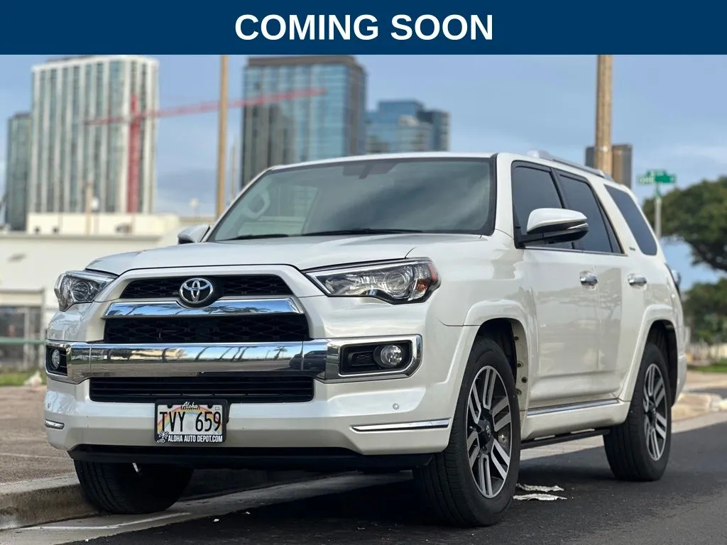 White 2019 Toyota 4Runner Limited for sale in Honolulu, HI